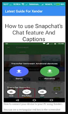 Tips For Xender android App screenshot 1
